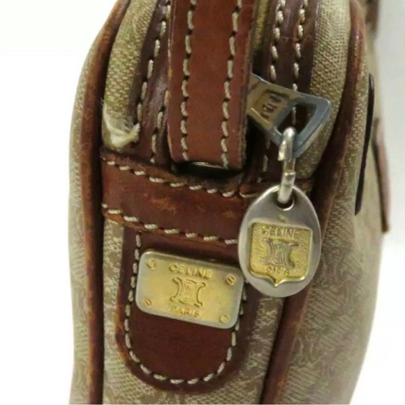 Auth CELINE Macadam PVC Leather Clutch Bag Made In Italy - Picture 11 of 11